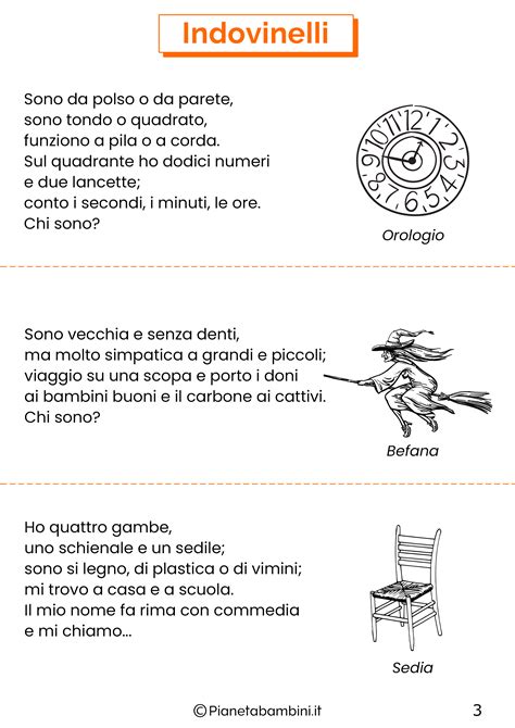 facili indovinelli